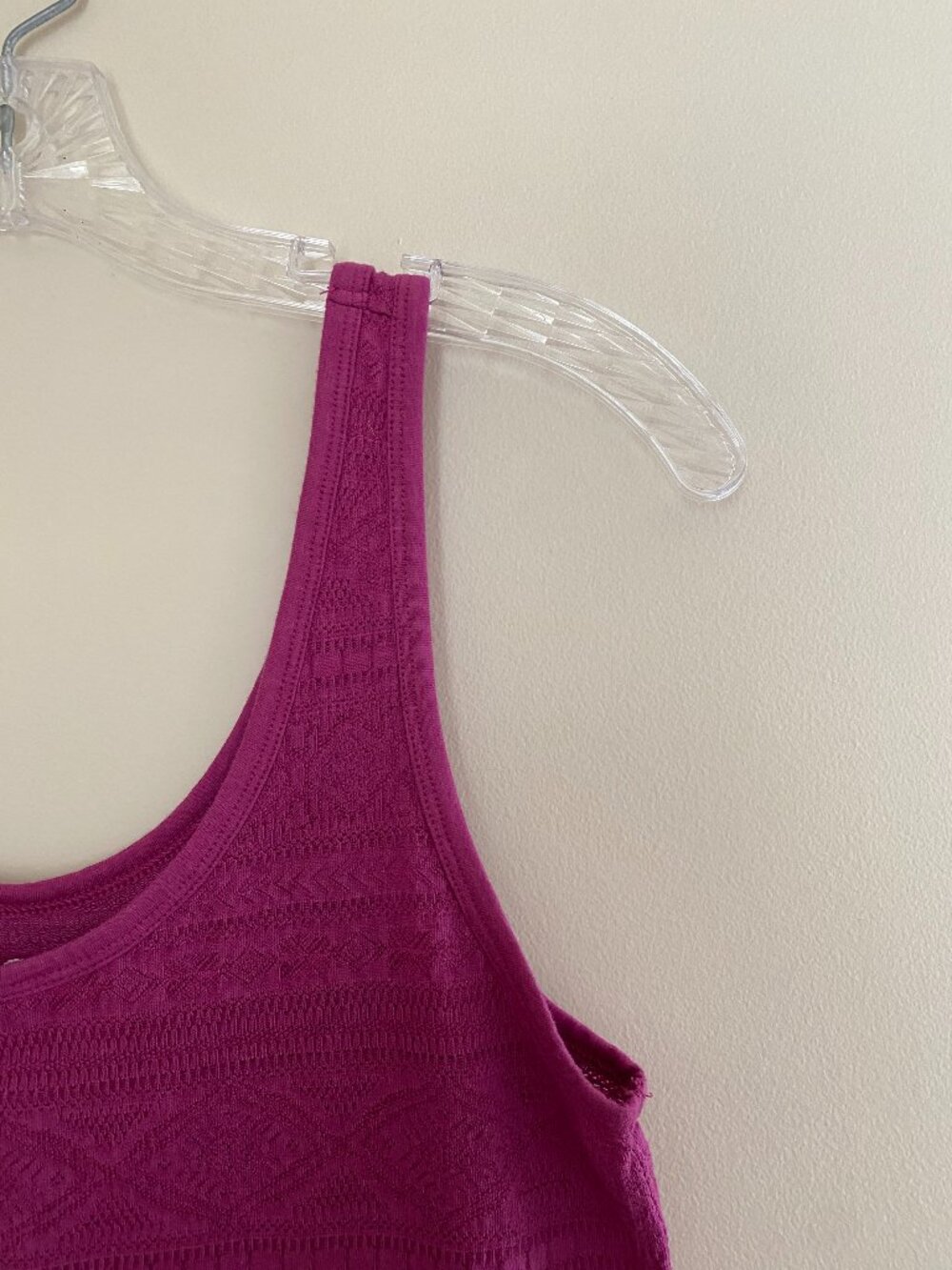 Pink Lace Tank Top